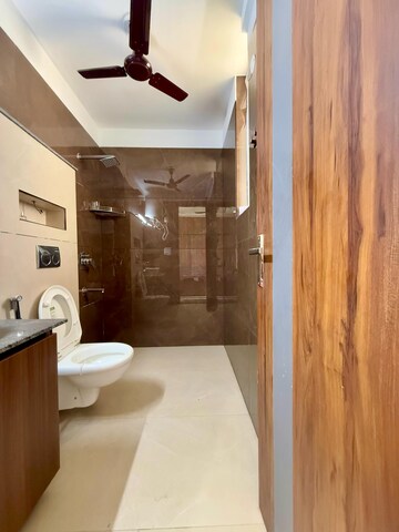 Bathroom in 3 BHK Apartment at GVT Beliston Avenue, Dhakoli Village – for Rent