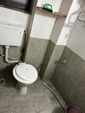 Bathroom in 1 BHK Apartment at Mhada Bharat Mill, Lower Parel – for Rent