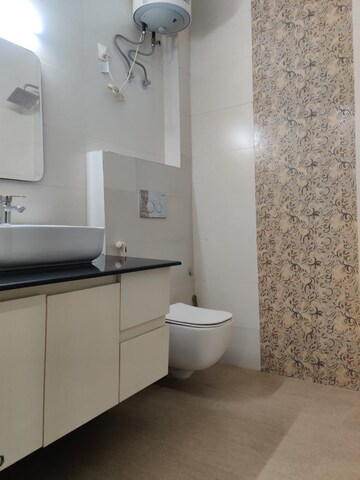 Bathroom in 2 BHK Builder Floor at Ansal Sushant Lok I, Sector 43 – for Rent