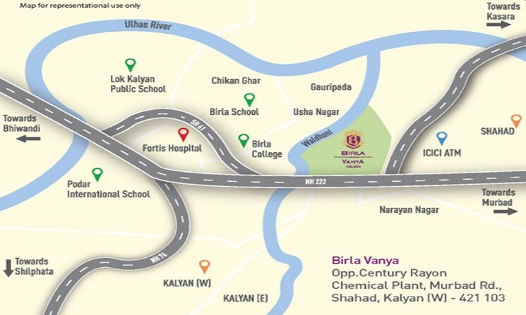 Master Plan, birla-vanya 3 Bedroom 877 Sq.Ft. Apartment In Kalyan West Thane 8481058