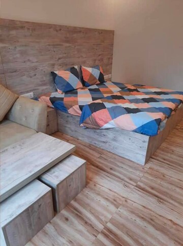 Bedroom in 1 BHK Builder Floor at Sector 25 – for Rent