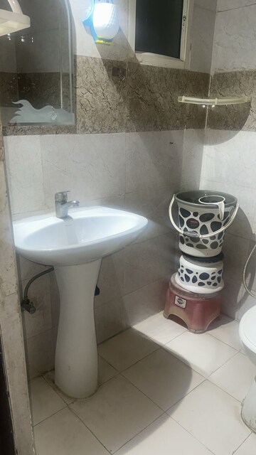 Bathroom in 3 BHK Apartment at Supertech Ecovillage II, Sector 16b Greater Noida – for Rent