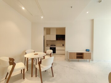 Living Room in 1 BHK Apartment at Bhartiya Leela Residences, Thanisandra Main Road – for Rent