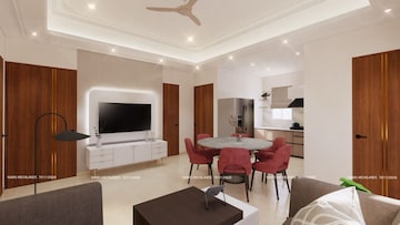 Living Room in 3 BHK Apartment at Dwarka Mor – for Sale