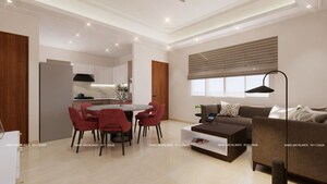 Living Room in 3 BHK Apartment at Dwarka Mor – for Sale