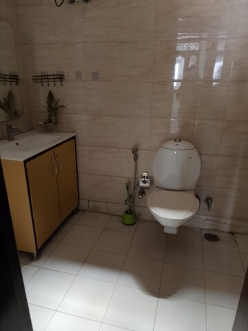Bathroom in 3 BHK Builder Floor at Safdarjung Enclave – for Rent
