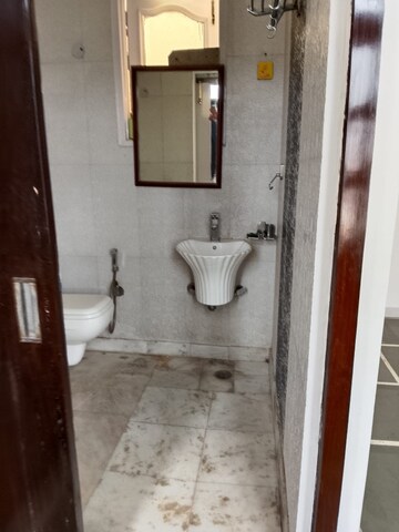 Bathroom in 3 BHK Builder Floor at Safdarjung Enclave – for Rent