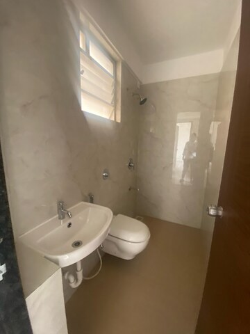 Bathroom in 2 BHK Apartment at Shree Krishna Sentosa Pride, Punawale – for Rent
