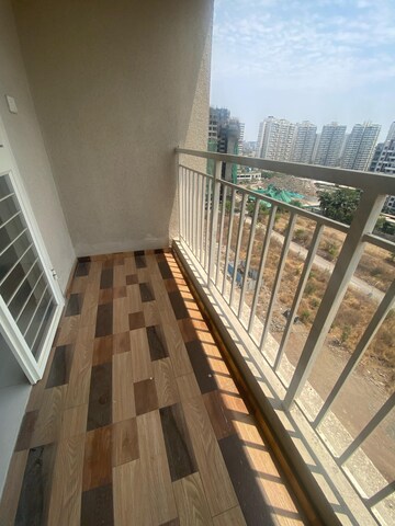 Balcony in 2 BHK Apartment at Shree Krishna Sentosa Pride, Punawale – for Rent