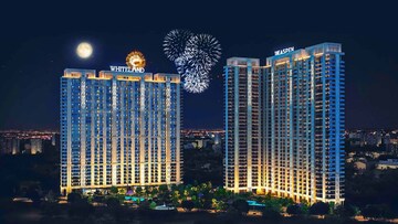 Living Room in 3 BHK Apartment at Whiteland Blissville, Sector 76 – for Sale