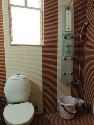 Bathroom in 3 BHK Apartment at Megapolis Sangria Towers, Hinjewadi – for Rent