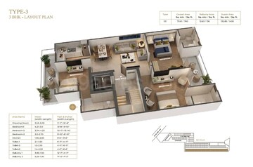 Balcony in 3 BHK Apartment at Suncity Vatsal Valley, Gwal Pahari – for Sale
