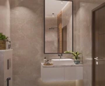 Bathroom in 3 BHK Apartment at Narsingi – for Sale