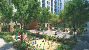 Living Room in 1 BHK Apartment at Lodha Crown Jasmine D E And F, Dombivli East – for Sale