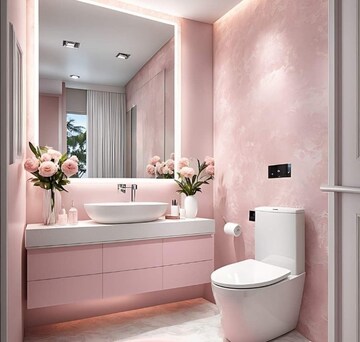 Bathroom in 3 BHK Apartment at Kondapur – for Sale