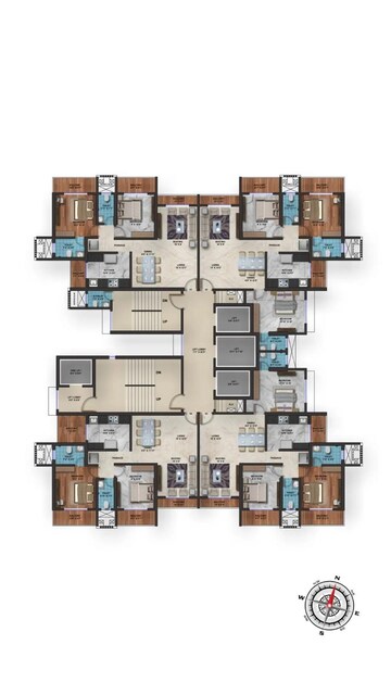 Balcony in 3 BHK Apartment at Parel – for Sale