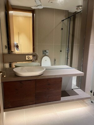 Bathroom in 4 BHK Builder Floor at Geetanjali Enclave – for Sale