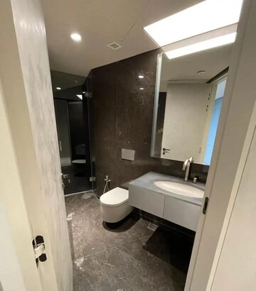 Attached Bathroom in 4 BHK Apartment at Lodha World View, Worli – for Rent