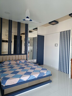 Bedroom in 3 BHK Apartment at Pranav Flora Enclave, Borivali East – for Sale