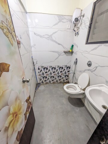 Bathroom in 2 BHK Apartment at Raunak City Sector 4, Kalyan West – for Rent