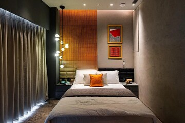 Bedroom in 4 BHK Apartment at Lodha World View, Worli – for Rent