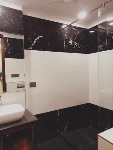 Attached Bathroom in 3 BHK Builder Floor at Ansal API Esencia, Sector 67 – for Rent