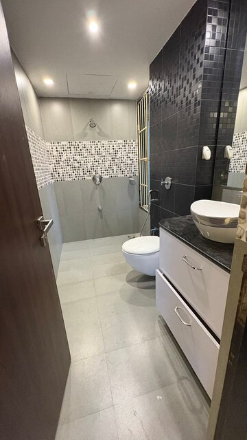 Bathroom in 2 BHK Apartment at Lodha Splendora, Ghodbunder Road – for Rent
