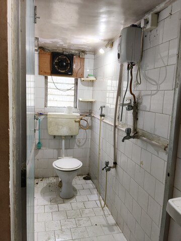 Bathroom in 1 BHK Apartment at Rajesh Park View, Santacruz East – for Rent