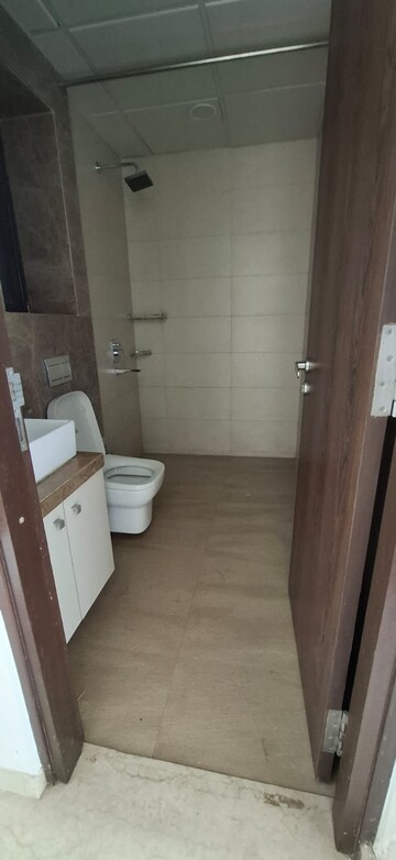 Bathroom in 3 BHK Apartment at Lodha World Crest, Worli – for Rent