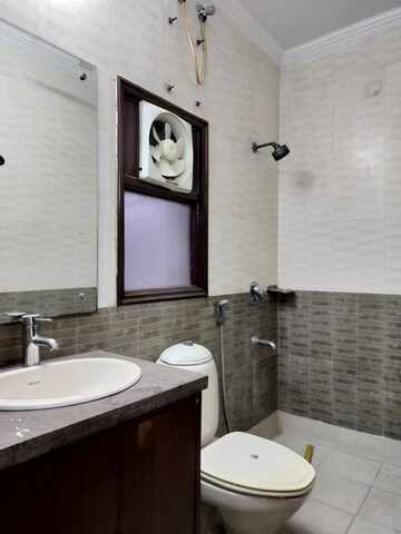 Bathroom in 5 BHK Apartment at Sarita Vihar – for Rent