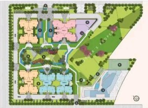 Staircase in 3 BHK Apartment at ABA Ivy County, Sector 75 – for Sale