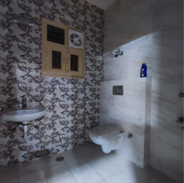 Bathroom in 3 BHK Builder Floor at Malviya Nagar – for Rent
