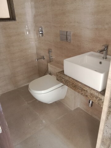 Bathroom in 1 BHK Apartment at Sunteck West World, Naigaon East – for Rent