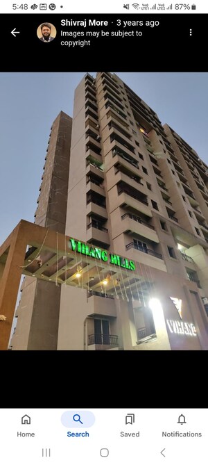 Living Room in 2 BHK Apartment at Vihang Hills, Ghodbunder Road – for Sale