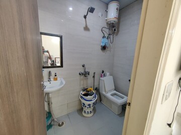 Bathroom in 1 RK Builder Floor at Sushant Lok I – for Rent