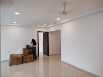Living Room in 3 BHK Apartment at Ruparel Ariana, Parel – for Rent