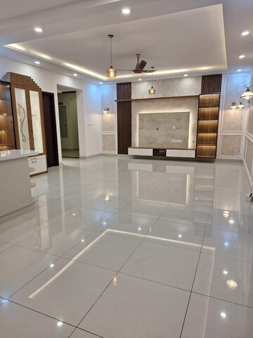 Living Room in 3 BHK Apartment at Puravankara Purva Zenium, Hosahalli – for Rent