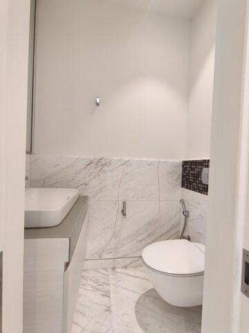 Bathroom in 1 BHK Apartment at Bhartiya Leela Residences, Thanisandra Main Road – for Rent