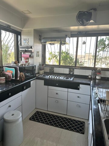 Kitchen in 4 BHK Apartment at Shams Palace, Bandra West – for Rent