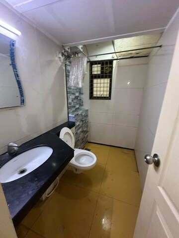 Bathroom in 4 BHK Apartment at Suchidham Complex, Goregaon East – for Rent