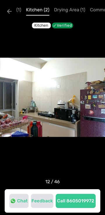 Master Bedroom in 2 BHK Apartment at Dosti West County, Balkum Pada – for Rent
