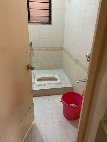 Bathroom in 2 BHK Apartment at Magarpatta City Cosmos, Magarpatta Road – for Rent