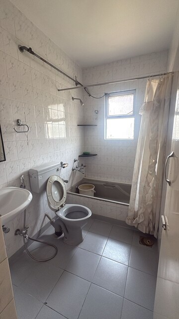 Bathroom in 3 BHK Apartment at Nivedita Terrace, Wanowrie – for Rent