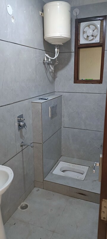Bathroom in 3 BHK Builder Floor at Khirki Extension – for Rent