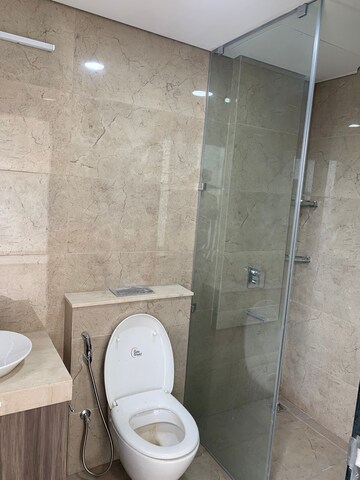 Bathroom in 3 BHK Apartment at Oberoi Sky City, Borivali East – for Rent