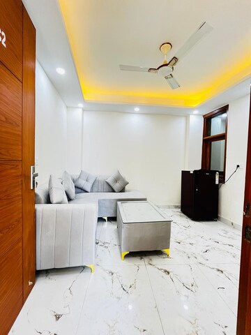 Living Room in 1 BHK Apartment at Freedom Fighters Enclave – for Rent