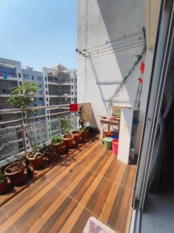 Balcony in 2 BHK Apartment at Sainath Palmarius, Baner – for Rent