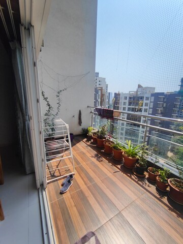 Balcony in 2 BHK Apartment at Sainath Palmarius, Baner – for Rent