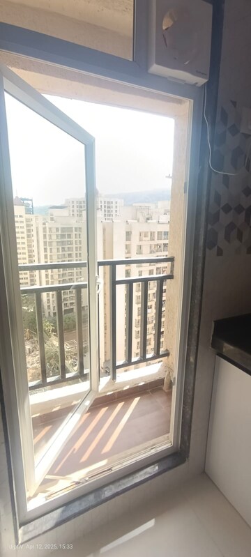 Balcony in 1 BHK Apartment at Raunak Bliss, Ghodbunder Road – for Rent
