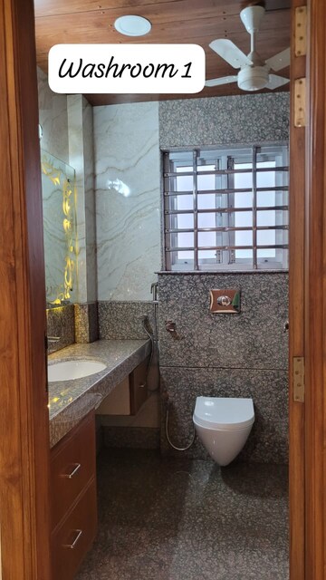 Bathroom in 6 BHK Builder Floor at South Extension ii – for Rent